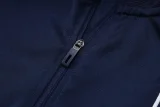 23-24 Italy Royal Blue Kids Half Pull Tracksuit #E686 (童装) (半拉链)