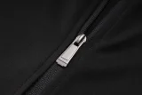 24-25 Germany Black Jacket Tracksuit (紫边)