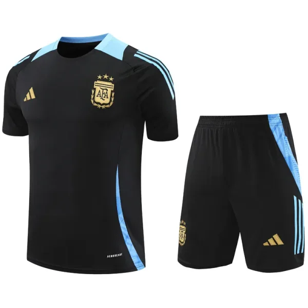 24-25 Argentina Black Training Short Suit