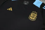 24-25 Argentina Black Training Short Suit
