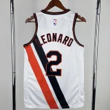 2019-20 Clippers LEONARD #2 White City Edition Top Quality Hot Pressing NBA Jersey