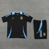 24-25 Argentina Black Training Short Suit
