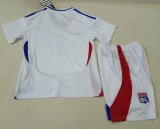 24-25 Lyon Home Kids Soccer Jersey