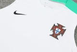 24-25 Portugal White Tank top and shorts suit