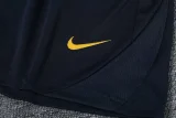24-25 France Black Training Short Suit (条纹)