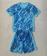 24-25 Portugal Lake Blue GoalKeeper Kids Soccer Jersey