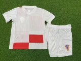24-25 Croatia Home Kids Player Version Soccer Jersey (球员童装)