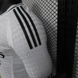24-25 RMA Home Long Sleeve Player Version Soccer Jersey (长袖球员)