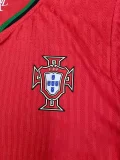 24-25 Portugal Home Kids Player Version Soccer Jersey (球员童装)