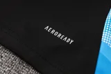 24-25 Argentina Black Half Pull Tracksuit (半拉链)