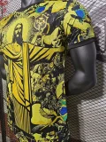 24-25 Brazil Yellow Special Edition Player Version Soccer Jersey *耶稣黑色