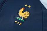 24-25 France Royal blue Half Pull Tracksuit (半拉链)