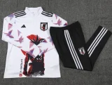 24-25 Japan White Kids Half Pull Tracksuit (半拉链)(悟空)