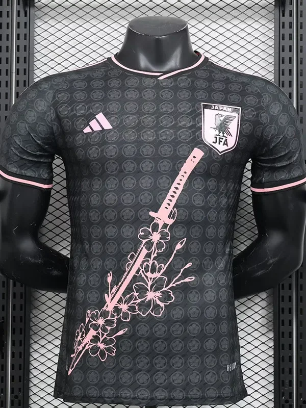 24-25 Japan Black Special Edition Player Version Soccer Jersey #粉色剑