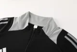 2024 AD Black Half Pull Tracksuit #AB07 (半拉链)