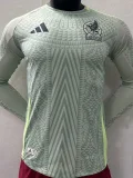 24-25 Mexico Away Long Sleeve Player Version Soccer Jersey (长袖球员)