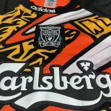 1995-1996 LIV Orange GoalKeeper Long Sleeve Retro Soccer Jersey (长袖)