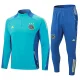 24-25 Ajax Light blue Half Pull Tracksuit (半拉链)