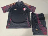 24-25 Peru Away Kids Soccer Jersey