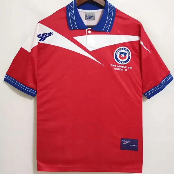 1998 Chile Home Retro Soccer Jersey