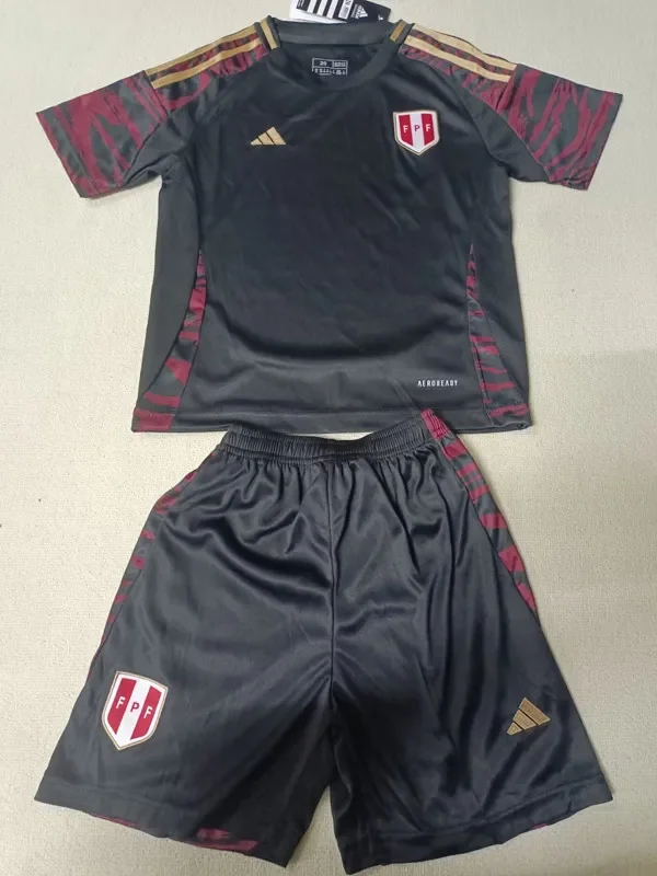24-25 Peru Away Kids Soccer Jersey