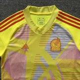 24-25 Mexico Yellow GoalKeeper Fans Soccer Jersey