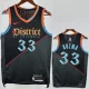 23-24 Wizards KUZMA #33 Black City Edition Top Quality Hot Pressing NBA Jersey