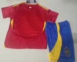 24-25 Spain Home Kids Soccer Jersey