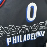 20-21 76ERS MAXEY #0 Black City Edition Top Quality Hot Pressing NBA Jersey