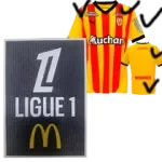 24-25 RC Lens Home Print Sponsor Fans Soccer Jersey