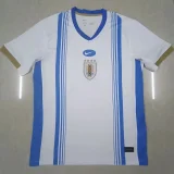 24-25 Uruguay White Blue Special Edition Fans Soccer Jersey