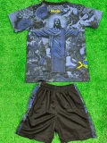24-25 Brazil Blue Special Edition Kids Soccer Jersey *耶稣蓝色