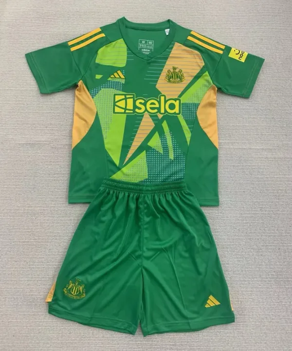 24-25 Newcastle Green GoalKeeper Kids Soccer Jersey