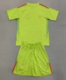 24-25 Celtic Fluorescent Yellow GoalKeeper Kids Soccer Jersey