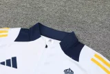 24-25 RMA White Half Pull Tracksuit (半拉链)