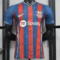 24-25 BAR Blue Red Limited Edition Player Version Soccer Jersey