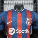24-25 BAR Blue Red Limited Edition Player Version Soccer Jersey