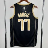 23-24 Dallas Mavericks DONCIC #30 Black Glory Edition Top Quality Hot Pressing NBA Jersey 荣耀版