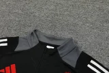 24-25 Man Utd Black Jacket Tracksuit