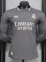 24-25 RMA Third Long Sleeve Player Version Soccer Jersey (长袖球员)