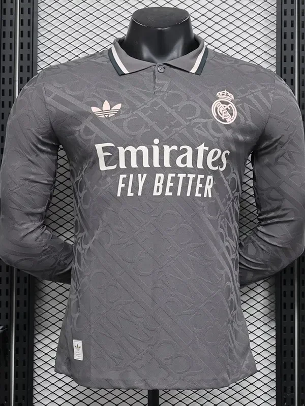 24-25 RMA Third Long Sleeve Player Version Soccer Jersey (长袖球员)