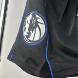 23-24 Dallas Mavericks Black City Edition Top Quality NBA Pants