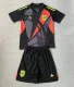 24-25 Spain Black GoalKeeper Kids Soccer Jersey