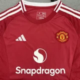 24-25 Man Utd Home Women Soccer Jersey (女)