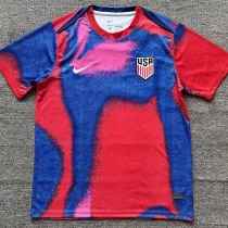 24-25 USA Red Blue Training shirts