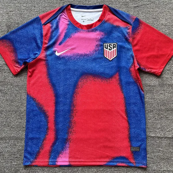 24-25 USA Red Blue Training shirts