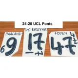 24-25 Man City Home 1:1 Fans Soccer Jersey