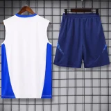 24-25 Italy White Tank top and shorts suit