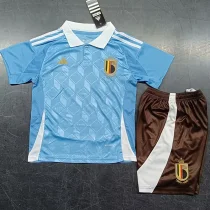 24-25 Belgium Away Kids Soccer Jersey