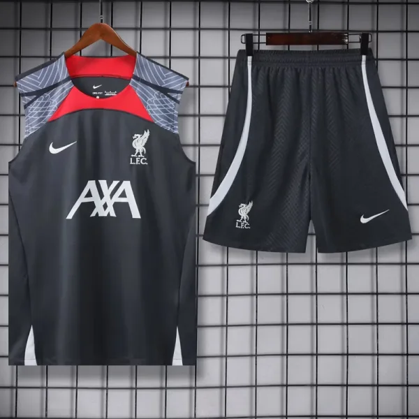 24-25 LIV Dark gray Tank top and shorts suit